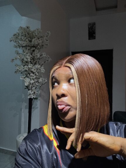 10” birthmark bob wig